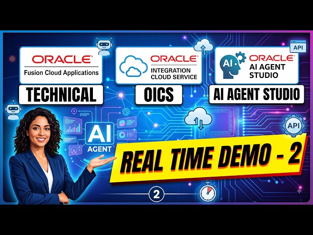 Oracle Fusion Cloud SAAS Technical | P-P Cycle | O-C Cycle | OICS | AI Agent Studio | Placement