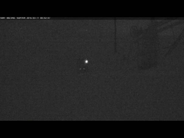 Aurora Borealis - 11.03.16 (BigWood webcam)