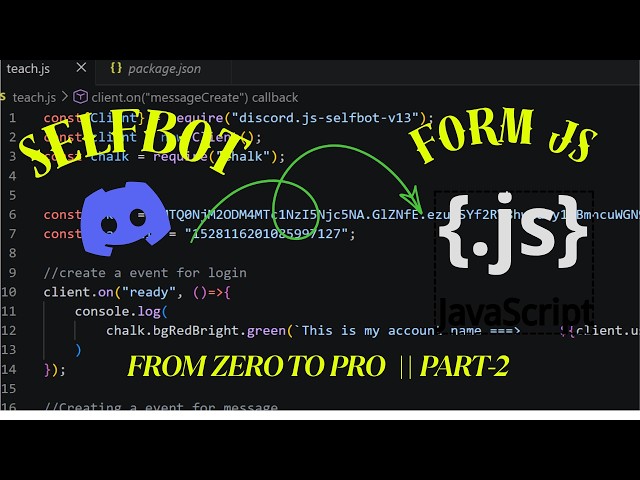 How to Create Selfbot || Using Javascript || Basic knowledge.