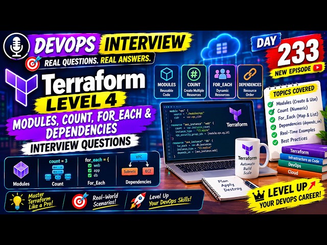 Preguntas y respuestas para entrevistas de DevOps | Entrevista de DevOps Día 233 | Entrevista de ...