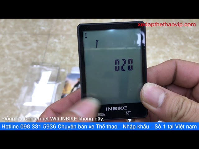 Hướng dẫn chi tiết Cài đặt - Lắp đặt đồng hồ contermet không dây INBIKE D18IN giá 400k, 0983315936