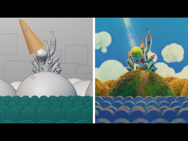 Easy Light Rays in Blender (Eevee + Cycles)