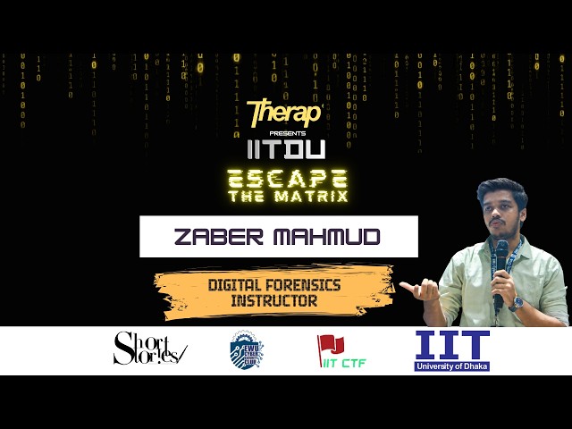 Digital Forensics Hands-On Session | IITDU Escape The Matrix 2026
