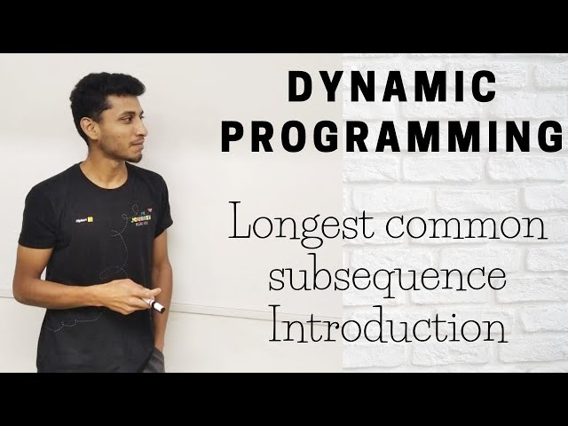 18  Longest common subsequence Introduction