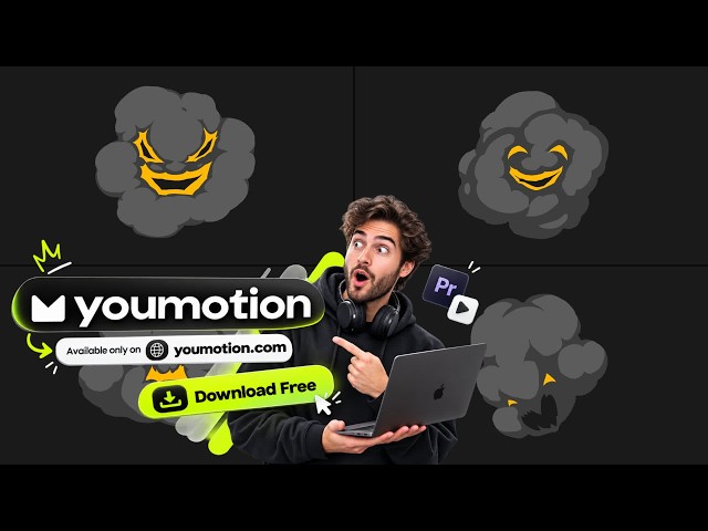 Explosion Smoke Face Elements - 4 Smoke-Face Impulse FX (AE, PR, DR, FCPX)