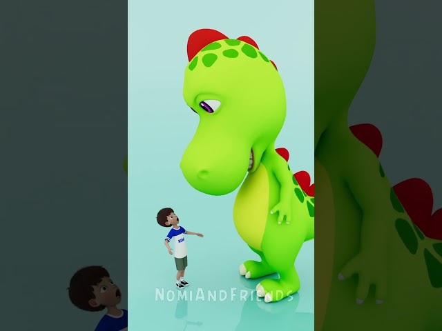 Hungry Nomi & Rex, Who Wins?😱 #shorts #animation #loop