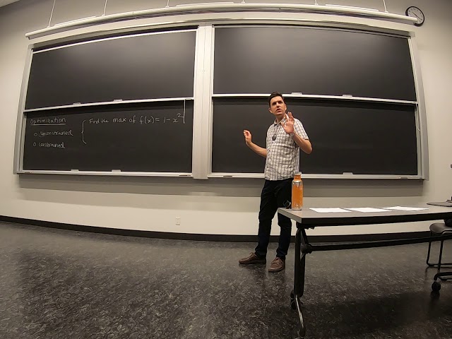 MAT 232: Constrained vs Unconstrained Optimization