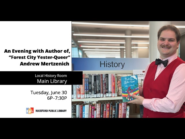 An Evening with the Author of "Forest City Yester-Queer | June 30, 2026