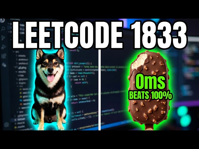 0ms 極速：LeetCode 1833 冰棒問題的空間換取時間大法| counting sort