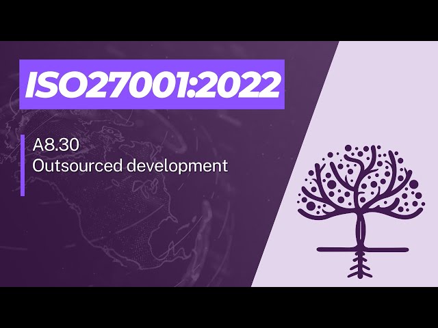ISO 27001:2022 - A8.30 – Outsourced Development