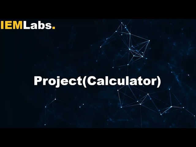 Calculator using Python| student project|beginners | Python | Tutorial | IEMLabs