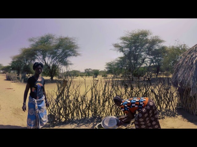Cooking Outside Hut