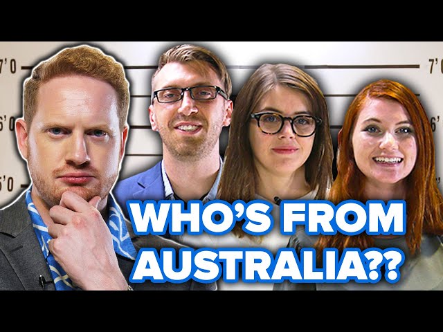 Dialect Coach Guesses Who's Faking The Australian Accent Out Of A Lineup
