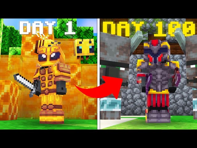 I Spent 100 Days On An RPG Minecraft Server
