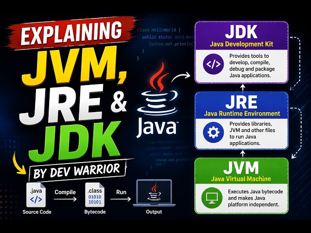 JVM vs JRE vs JDK Explained in Simple Words