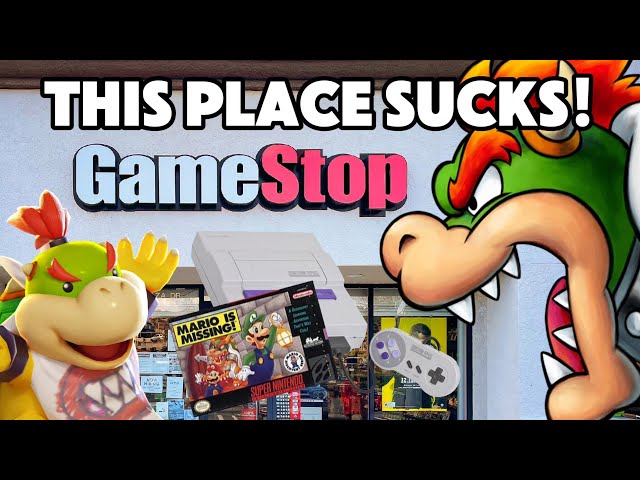 Bowser Jr Goes To Gamestop
