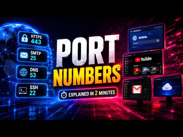 What Is a Port? Explained in 2 Minutes | Networking Basics