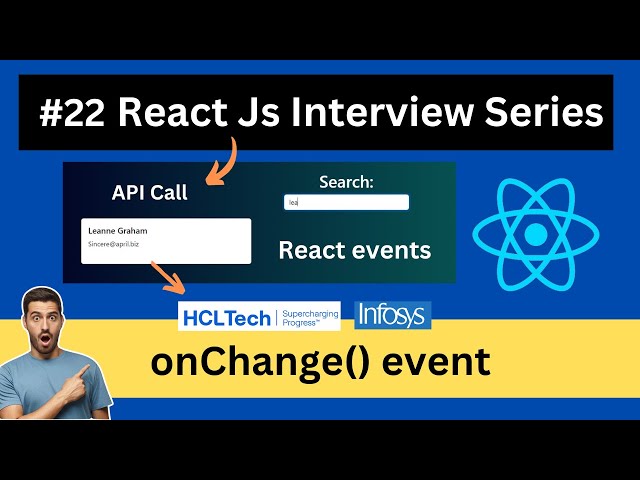 #22 React Js Challenge Day 22 | Fetch api call on onchange input