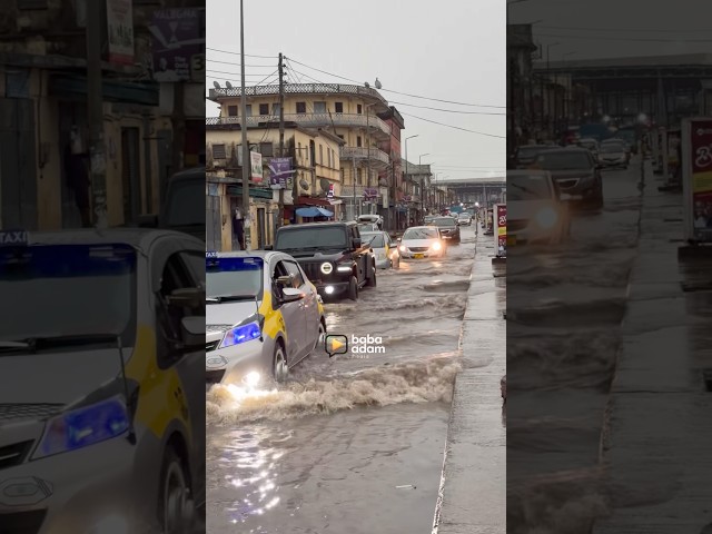 Heavy Rainfall In Takoradi-Ghana 🇬🇭 #babaadammedia