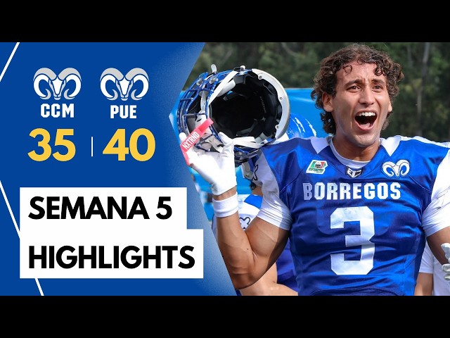 Borregos CCM vs Borregos Puebla | HIGHLIGHTS of the Week 5 ONEFA thriller