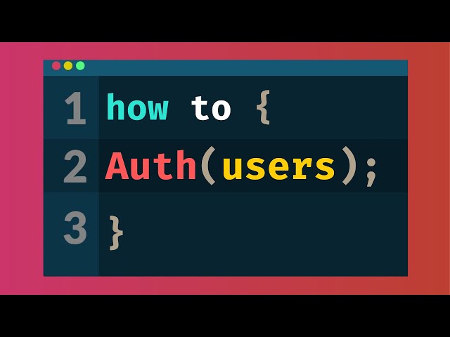 You’re Overcomplicating Authentication