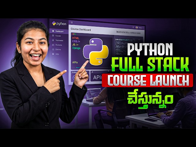 Python Full Stack with AI | New Batch Started | Complete Job-Oriented Course in Telugu | PythonLife