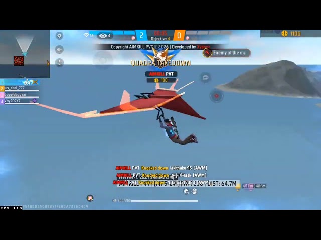PRIVATE AIM KILL OB54 💻  🎯 FAST GLIDER FLY