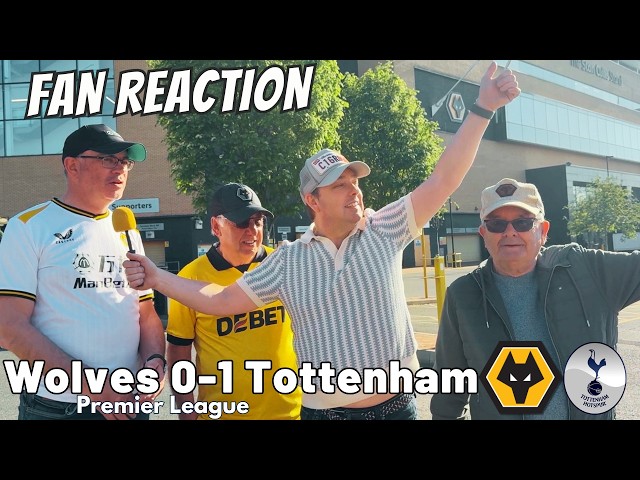 NO CUTTING EDGE 😖 Wolves 0-1 Tottenham Instant Fan Reaction | Premier League