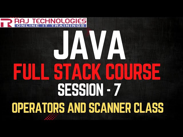 Become a FULL STACK Java MASTER | Using Scanner Class in Java