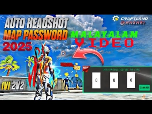 2v2 CRAFTLAND HACK MAP CODE MALAYALAM VIDEO 
