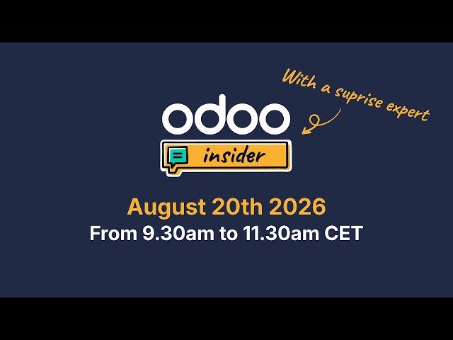 Odoo Insider - Mystery Topic 👀