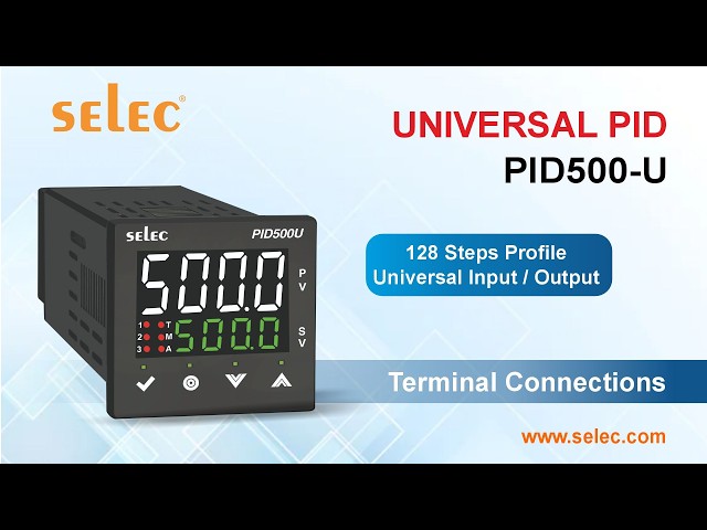 Selec PID500-U : Universal PID Controller | Terminal Connections