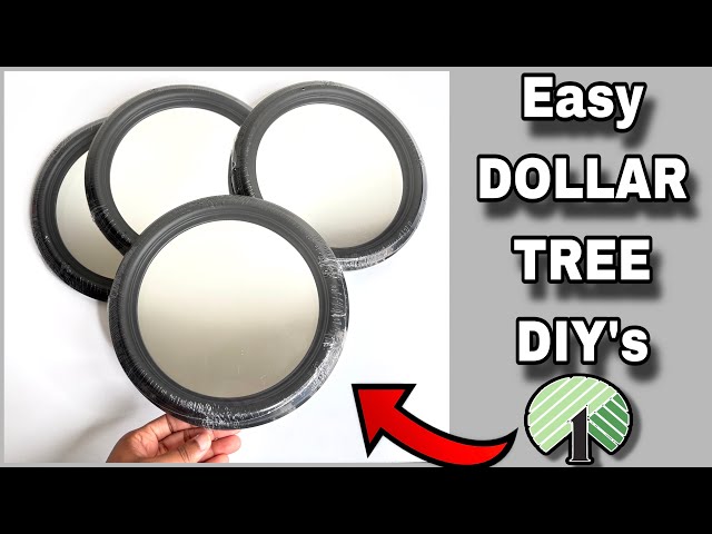 Genius Ways to Upgrade Dollar Tree Mirrors || Dollar Tree DIY's