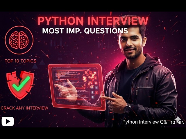 PYTHON INTERVIEW: MOST IMP. QUESTIONS