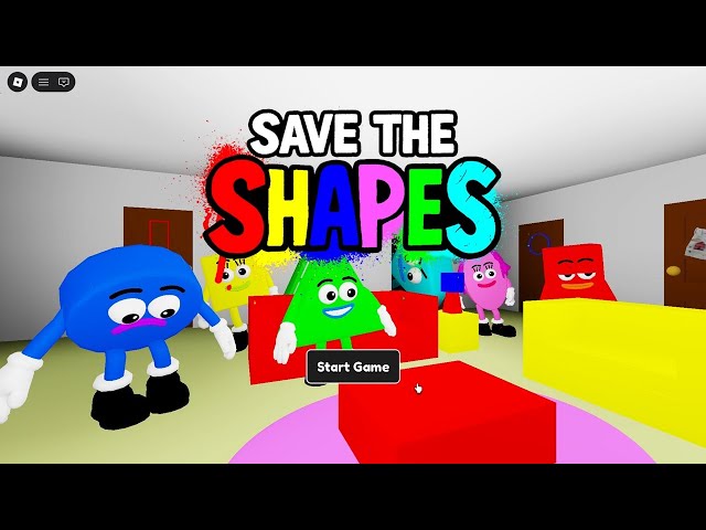 Roblox - SAVE THE SHAPES - [Full Walkthrough]