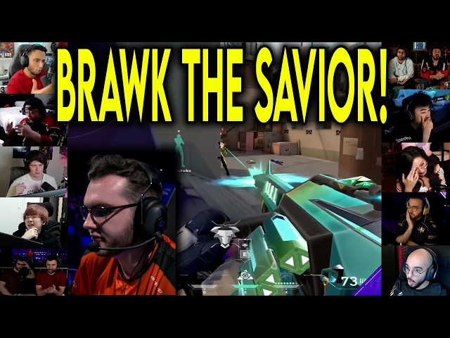 Valorant Streamers React To NRG Brawk & Skuba Insane 2v4 CLUTCH Against BBL In Masters Santiago