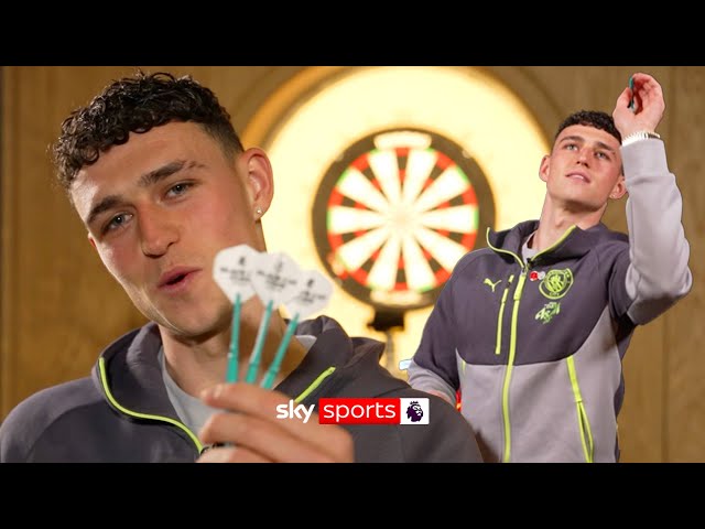 Phil Foden VS Sky Sports | ULTIMATE Darts Challenge!  🎯