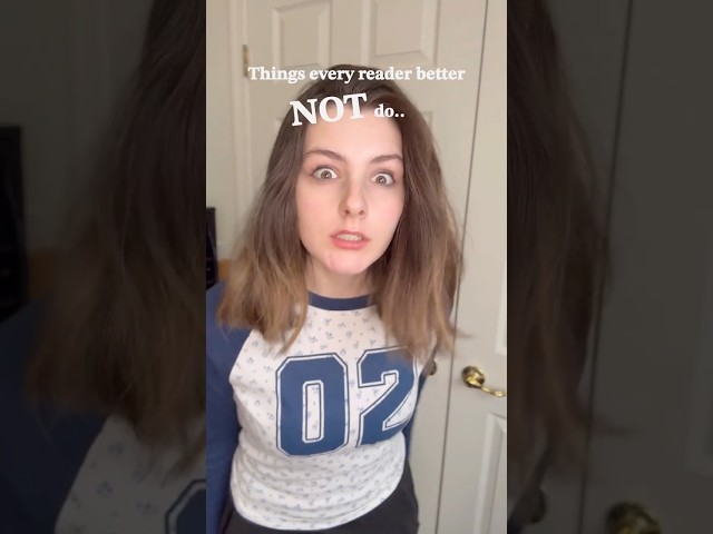 Things readers better NOT do…#booktube #reader #books #relatable #shorts #funny #reading #bookish