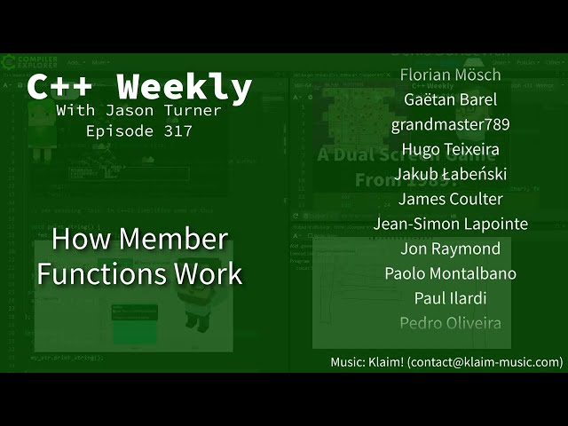 C++ Weekly - Ep 317 - Do You Really Understand Member Functions?