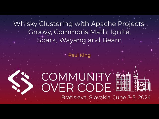 Whisky Clustering with Apache Projects: Groovy, Commons Math, Ignite, Spark, Wayang, Beam and Flink
