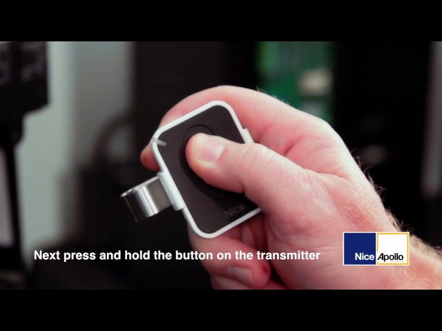 How to Program a Nice Transmitter into a Nice Plug In Receiver