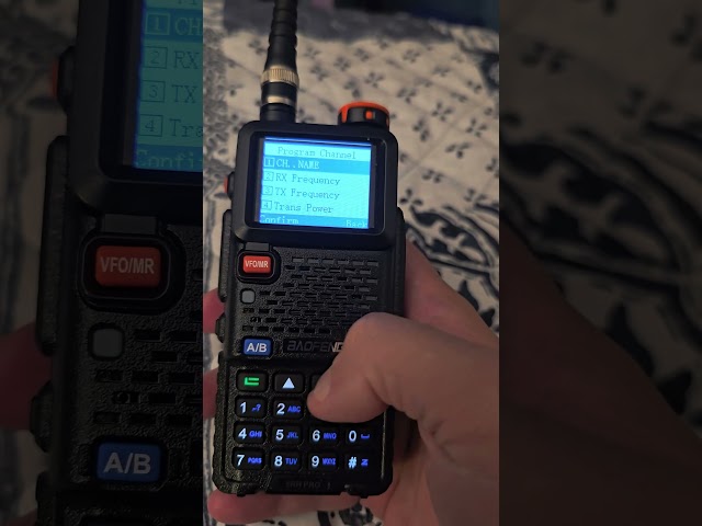Baofeng UV5RH Pro programming tutorial