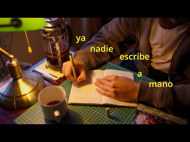 el arte (perdido) de escribir a mano