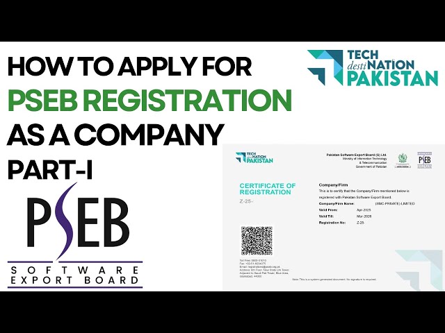 PSEB Company Registration (Part-I) | How to register company in PSEB | Software House Registration