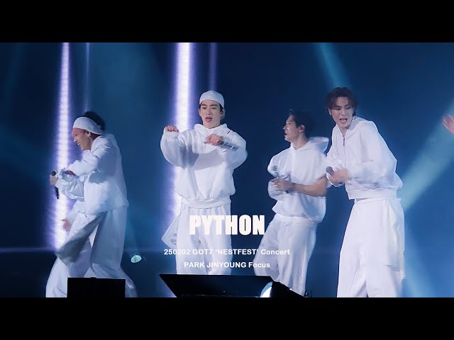[4K] 250202 갓세븐 진영 직캠 'PYTHON' FANCAM |GOT7 NESTFEST concertㅣ DAY-3 #진영 #JINYOUNG #박진영 #GOT7 #PYTHON