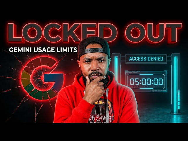 AI Tech Lead EXPLAINS: "How I got banned from Gemini Pro for 5 hours" (Gemini usage limits)