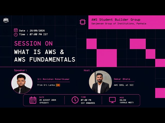 What Is AWS & AWS Fundamentals | AWS Student Builder Group