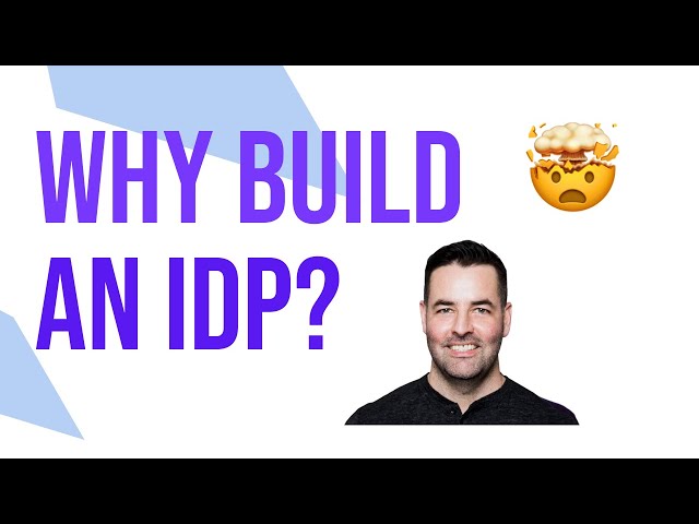 Why an Internal Developer Platform