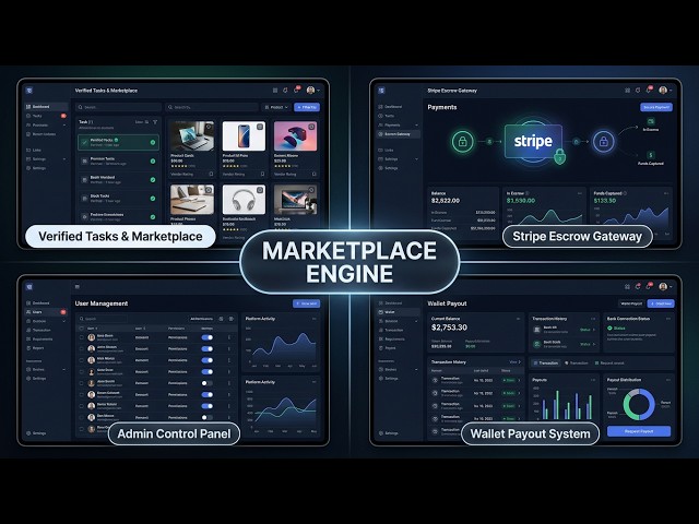 Complete Marketplace & Escrow System https://taskflow.monster/