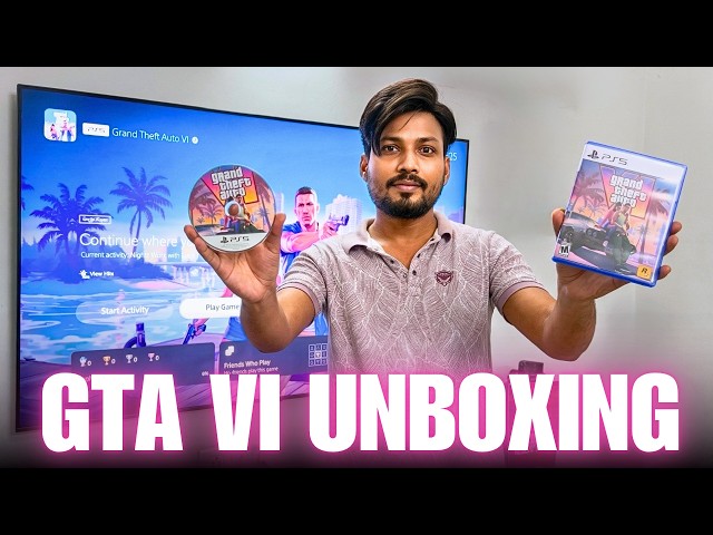 GTA 6 Leaked Copy - GTA VI PS5 Disc Unboxing & Gameplay 😱